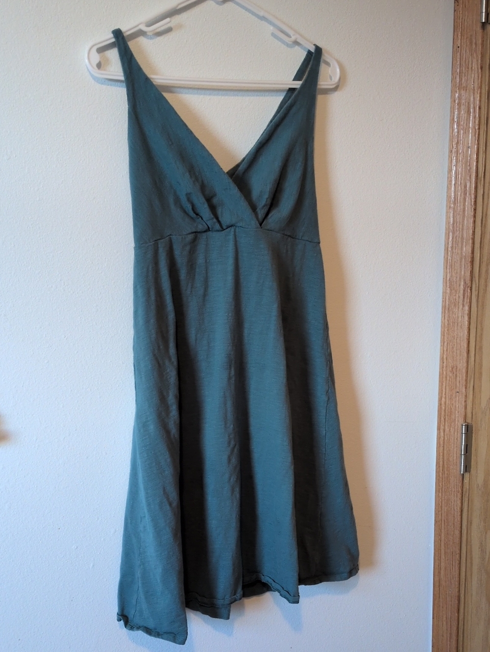 Patagonia Teal V-Neck Midi Dress